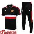 Manchester United Polo foot le noir Homme 2021 2022 PL199