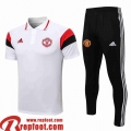 Manchester United Polo foot blanche Homme 2021 2022 PL201