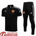 Manchester United Polo foot le noir Homme 2021 2022 PL203