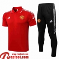Manchester United Polo foot rouge Homme 2021 2022 PL212 Manchester United Polo foot rouge Homme 2021 2022 PL212