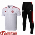 Manchester United Polo foot blanche Homme 2021 2022 PL213