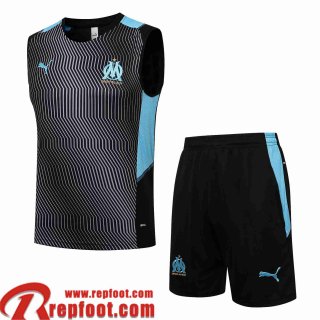 Olympique Marseille Sans manches le noir Homme 2021 2022 PL216