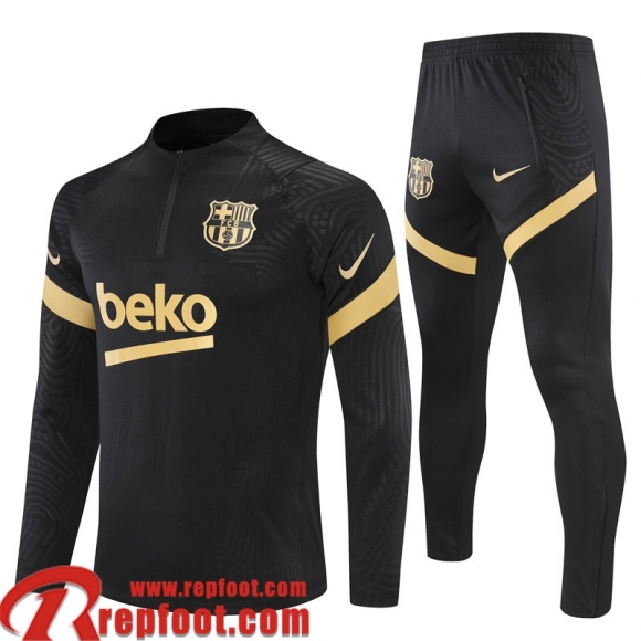 Barcelone Survetement de Foot le noir Homme 2021 2022 TG147