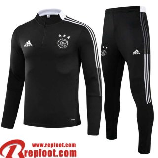 Ajax Survetement de Foot le noir Homme 2021 2022 TG148