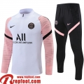 PSG Paris Survetement de Foot Rose blanc Homme 2021 2022 TG149