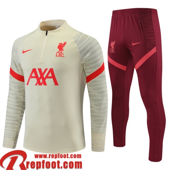 Liverpool Survetement de Foot gris Homme 2021 2022 TG156