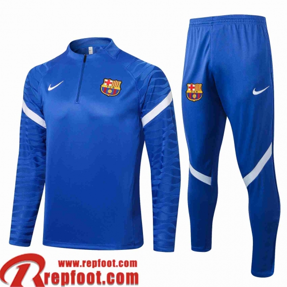 Barcelone Survetement de Foot bleu Homme 2021 2022 TG173