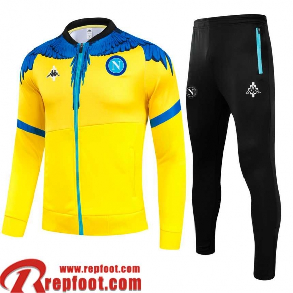 SSC Naples Veste Foot jaune Enfant 2021 2022 TK157