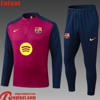 Barcelone KIT: Survetement de Foot Enfant 2025 2026 C956