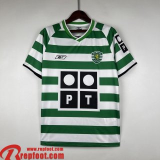 Sporting Lisbon Retro Maillot De Foot Domicile Homme 03-04 FG313