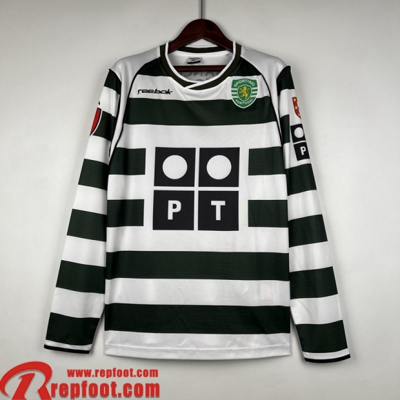 Sporting Lisbon Retro Maillot De Foot Domicile Homme 01-03 FG314