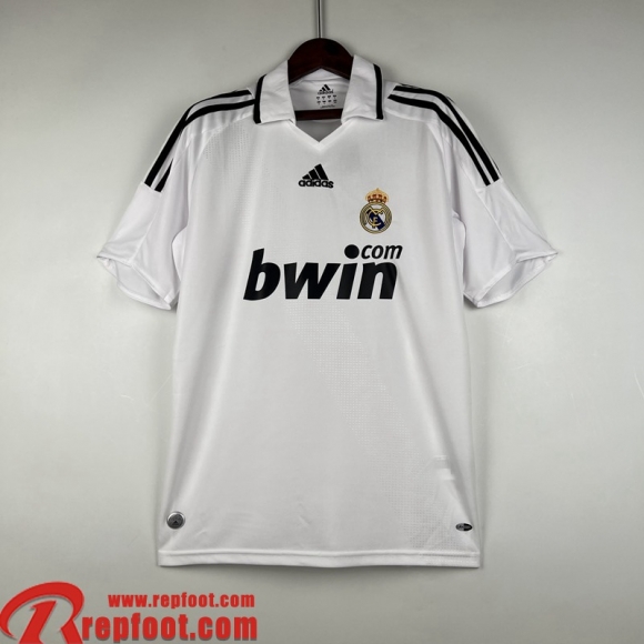 Real Madrid Retro Maillot De Foot Domicile Homme 08-09 FG327