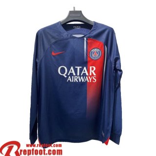 PSG Maillot de Foot Domicile Homme Manche Longue 23 24