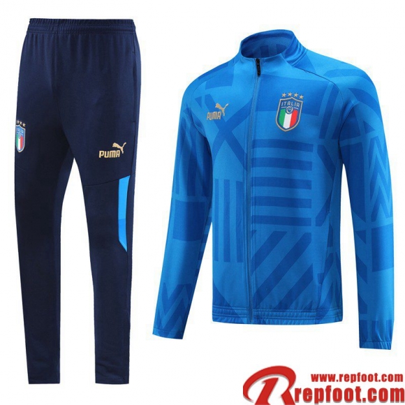 Veste Foot Italie bleu Homme 22 23 JK583