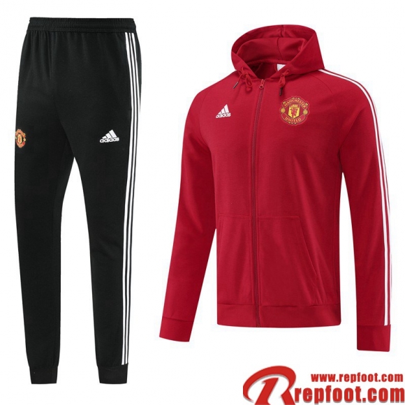 Veste Foot Manchester United rouge Homme 22 23 JK594