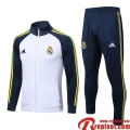 Veste Foot Real Madrid Blanc Homme 22 23 JK602