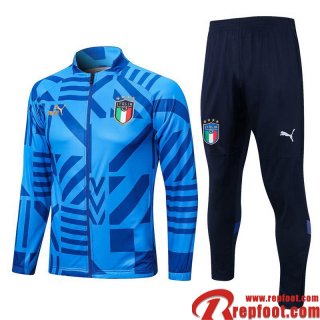 Veste Foot Italie bleu Homme 22 23 JK604