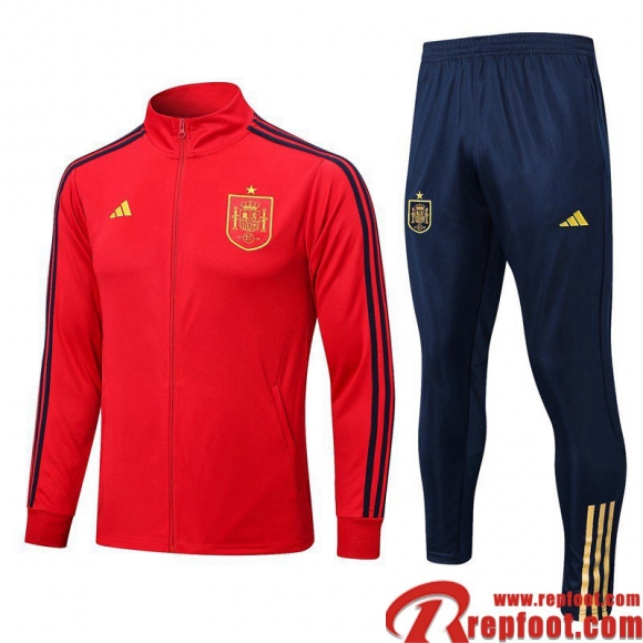 Veste Foot Espagne rouge Homme 22 23 JK614