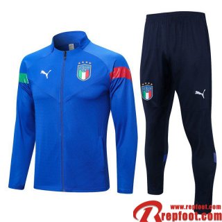 Veste Foot Italie bleu Homme 22 23 JK620