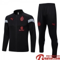 Veste Foot AC Milan noir Homme 22 23 JK631