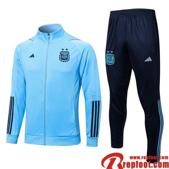 Veste Foot Argentine bleu Homme 22 23 JK637  Veste Foot Argentine bleu Homme 22 23 JK637