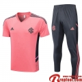 Survetement T Shirt Sport Club Internacional rose Homme 22 23 TG595