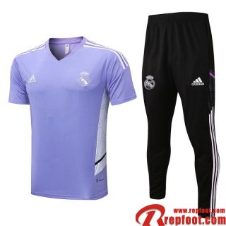 Survetement T Shirt Real Madrid Mauve Homme 22 23 TG596