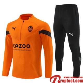 Survetement de Foot Valencia orange Homme 22 23 TG547