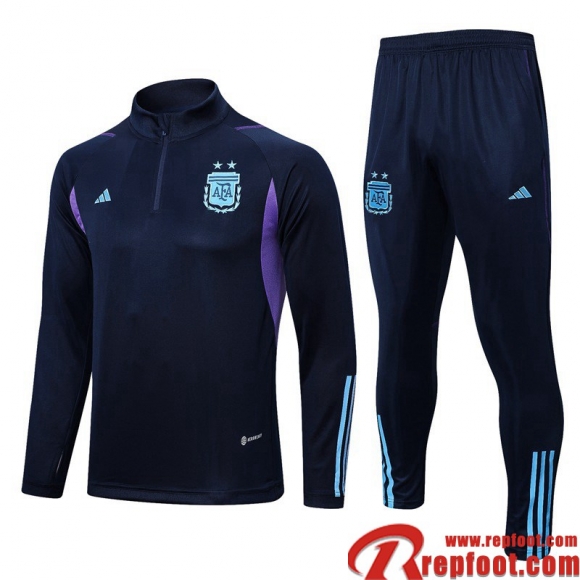 Survetement de Foot Argentine bleu marine Homme 22 23 TG555