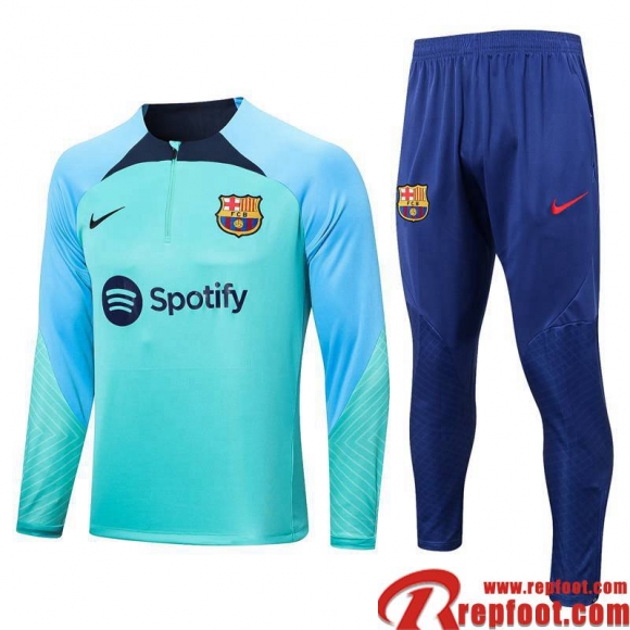 Survetement de Foot Barcelone bleu vert Homme 22 23 TG557