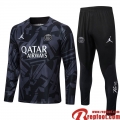 Survetement de Foot PSG gris foncé Homme 22 23 TG558