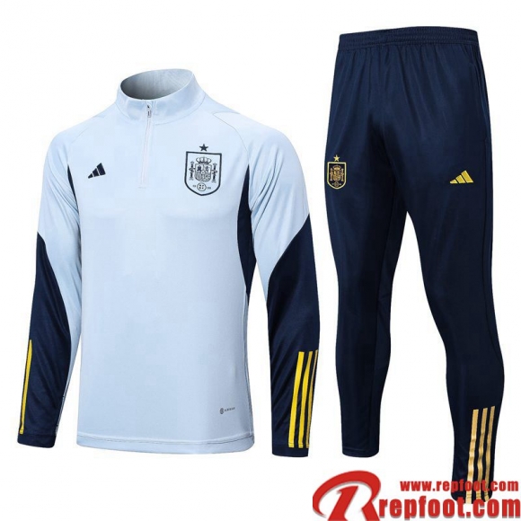 Survetement de Foot Espagne bleu ciel Homme 22 23 TG570