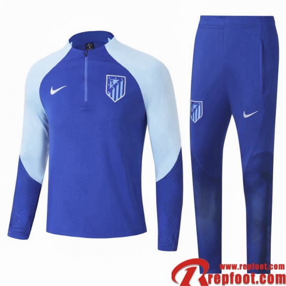 Survetement de Foot Atletico Madrid bleu Homme 22 23 TG572