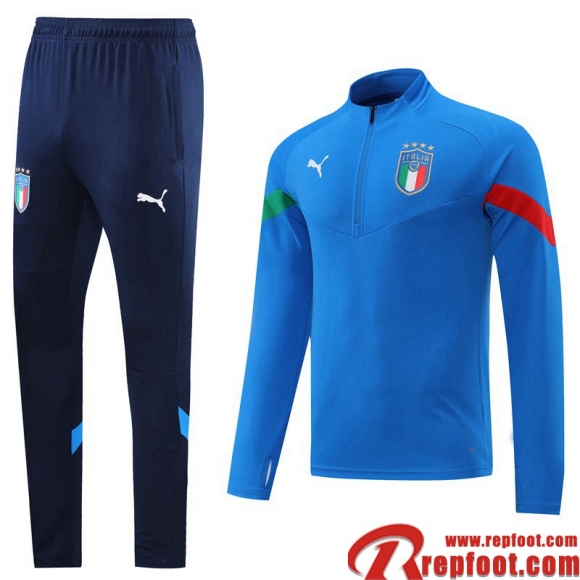 Survetement de Foot Italie bleu Homme 22 23 TG577