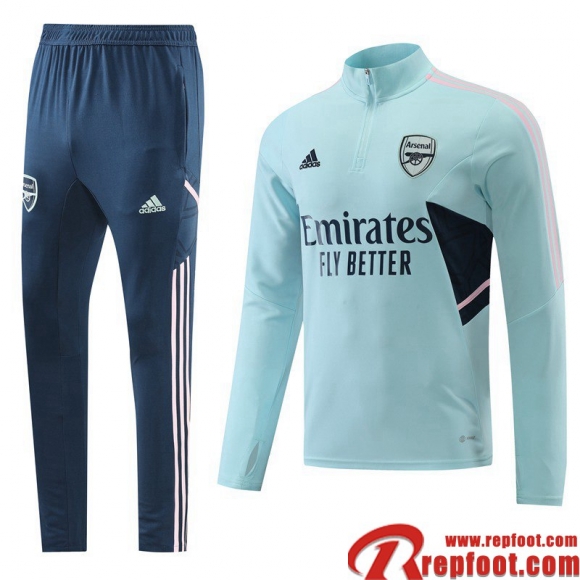 Survetement de Foot Arsenal vert clair Homme 22 23 TG579