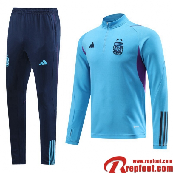 Survetement de Foot Argentine bleu Homme 22 23 TG583