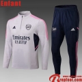 Survetement de Foot Arsenal gris Enfant 22 23 TK493