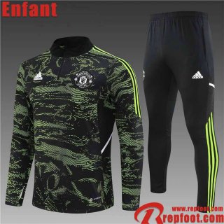 Survetement de Foot Manchester United camouflage Enfant 22 23 TK503