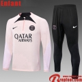 Survetement de Foot PSG rose Enfant 22 23 TK512 Survetement de Foot PSG rose Enfant 22 23 TK512