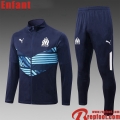 Veste Foot Marseille bleu Enfant 22 23 TK523 Veste Foot Marseille bleu Enfant 22 23 TK523