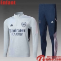 Survetement de Foot Arsenal gris Enfant 22 23 TK528