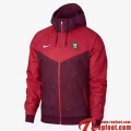 Coupe Vent - Sweat a Capuche Portugal rouge Homme 22 23 WK214