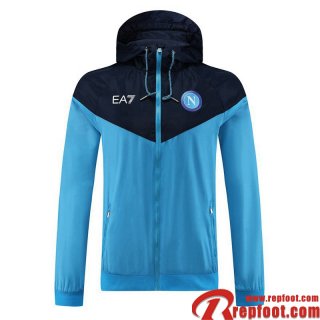 Coupe Vent - Sweat a Capuche Naples bleu Homme 22 23 WK218