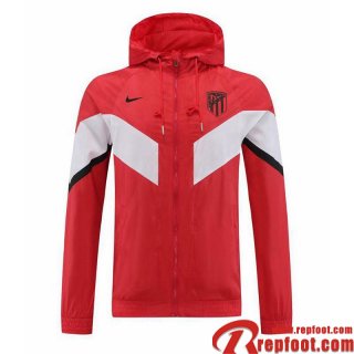 Coupe Vent - Sweat a Capuche Atletico Madrid rouge Homme 22 23 WK223