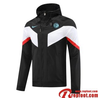 Coupe Vent - Sweat a Capuche Inter Milan noir Homme 22 23 WK227