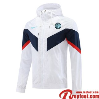 Coupe Vent - Sweat a Capuche Inter Milan Blanc Homme 22 23 WK228