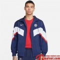 Coupe Vent - Sweat a Capuche PSG bleu Homme 22 23 WK231