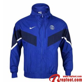 Coupe Vent - Sweat a Capuche PSG bleu Homme 22 23 WK232