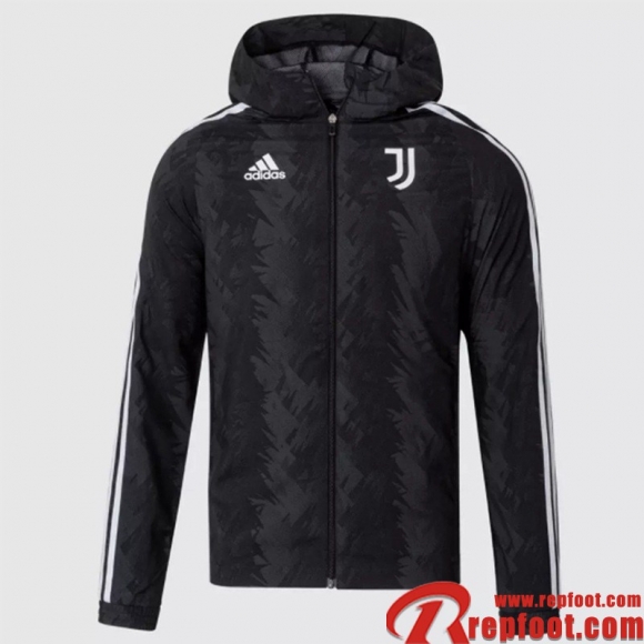 Coupe Vent - Sweat a Capuche Juventus noir Homme 22 23 WK234