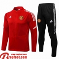 Manchester United Veste Foot rouge Homme 2021 2022 JK241